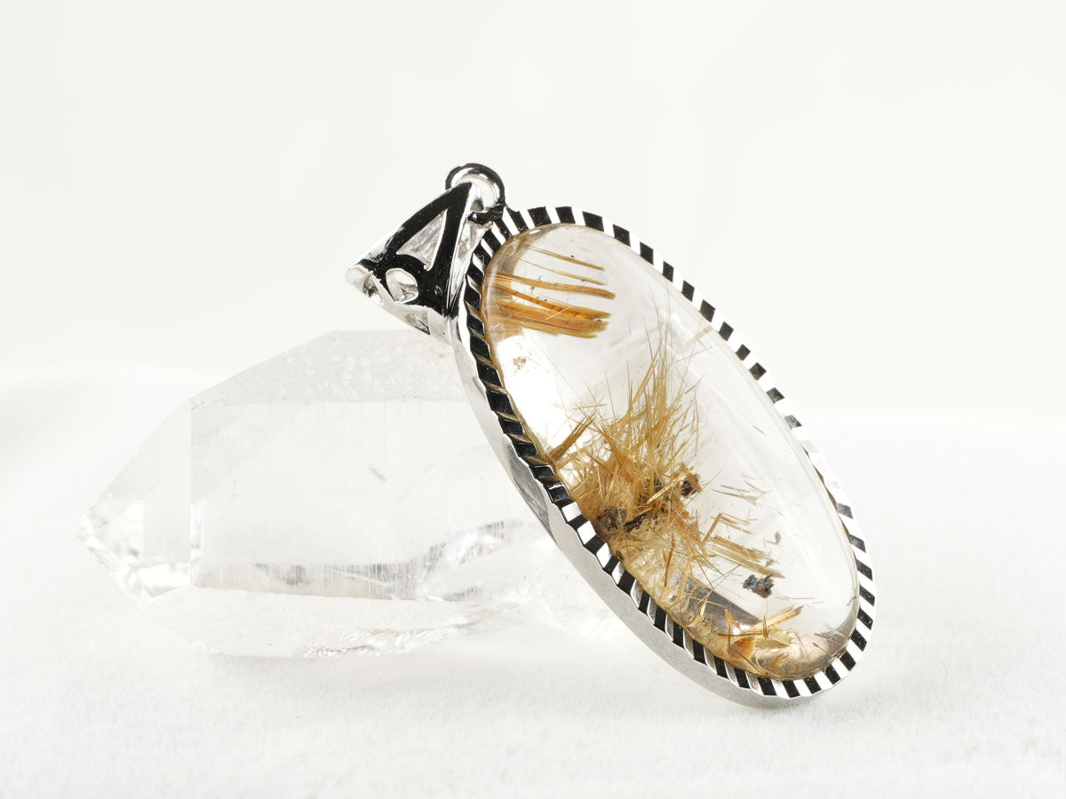 タイチンルチルクォーツ ペンダント 一点物 199-325