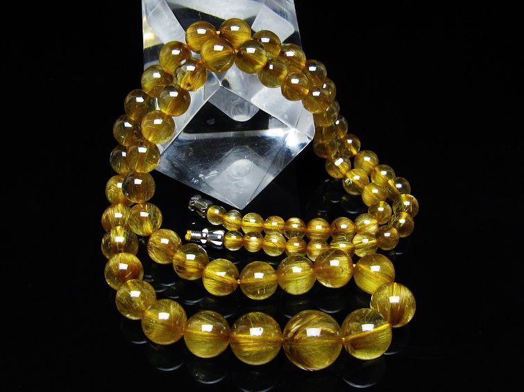 タイチンルチルクォーツ ネックレス 一点物 199-364 – 天然石