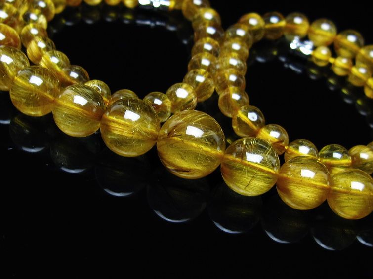 タイチンルチルクォーツ ネックレス 一点物 199-364 – 天然石