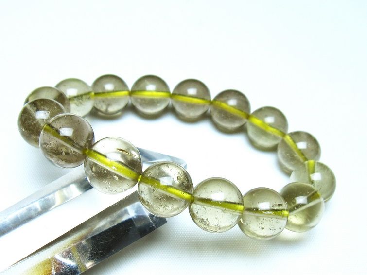 リビアングラス ブレスレット 12mm 一点物 メール便可 [M便 1/10] 199-773