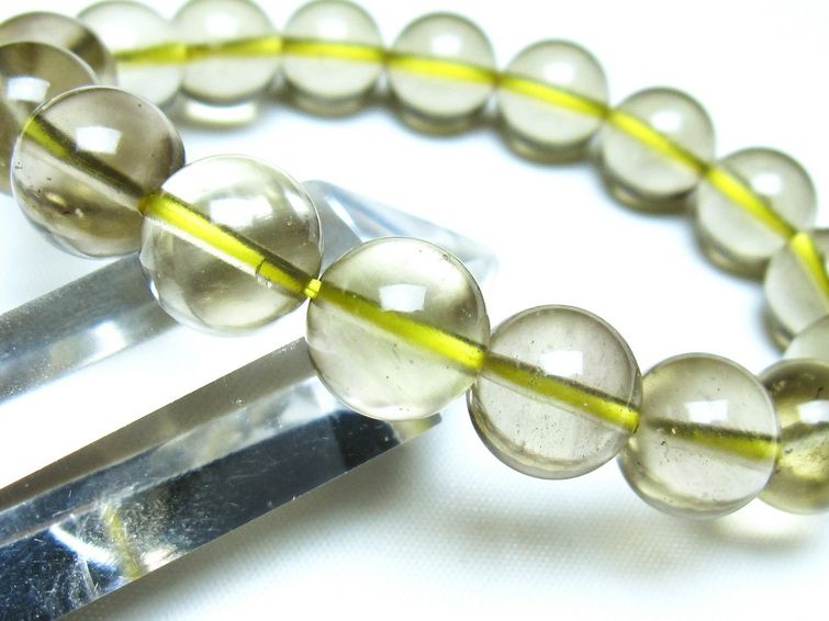 リビアングラス ブレスレット 12mm 一点物 メール便可 [M便 1/10] 199-774