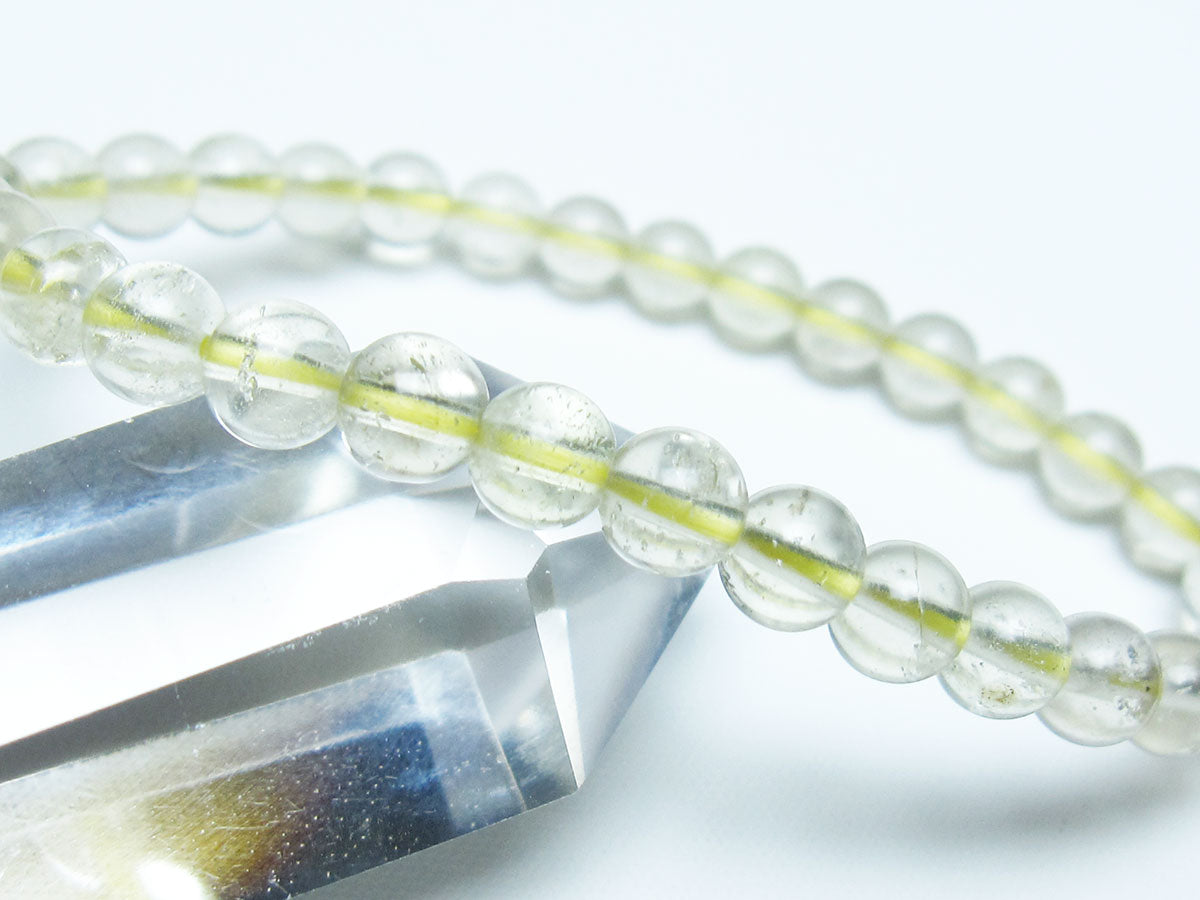 リビアングラス ブレスレット 6mm 一点物 199-828