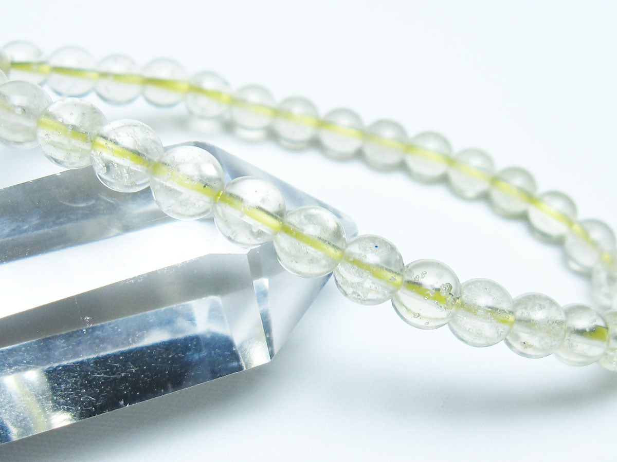 リビアングラス ブレスレット 6mm 一点物 199-829