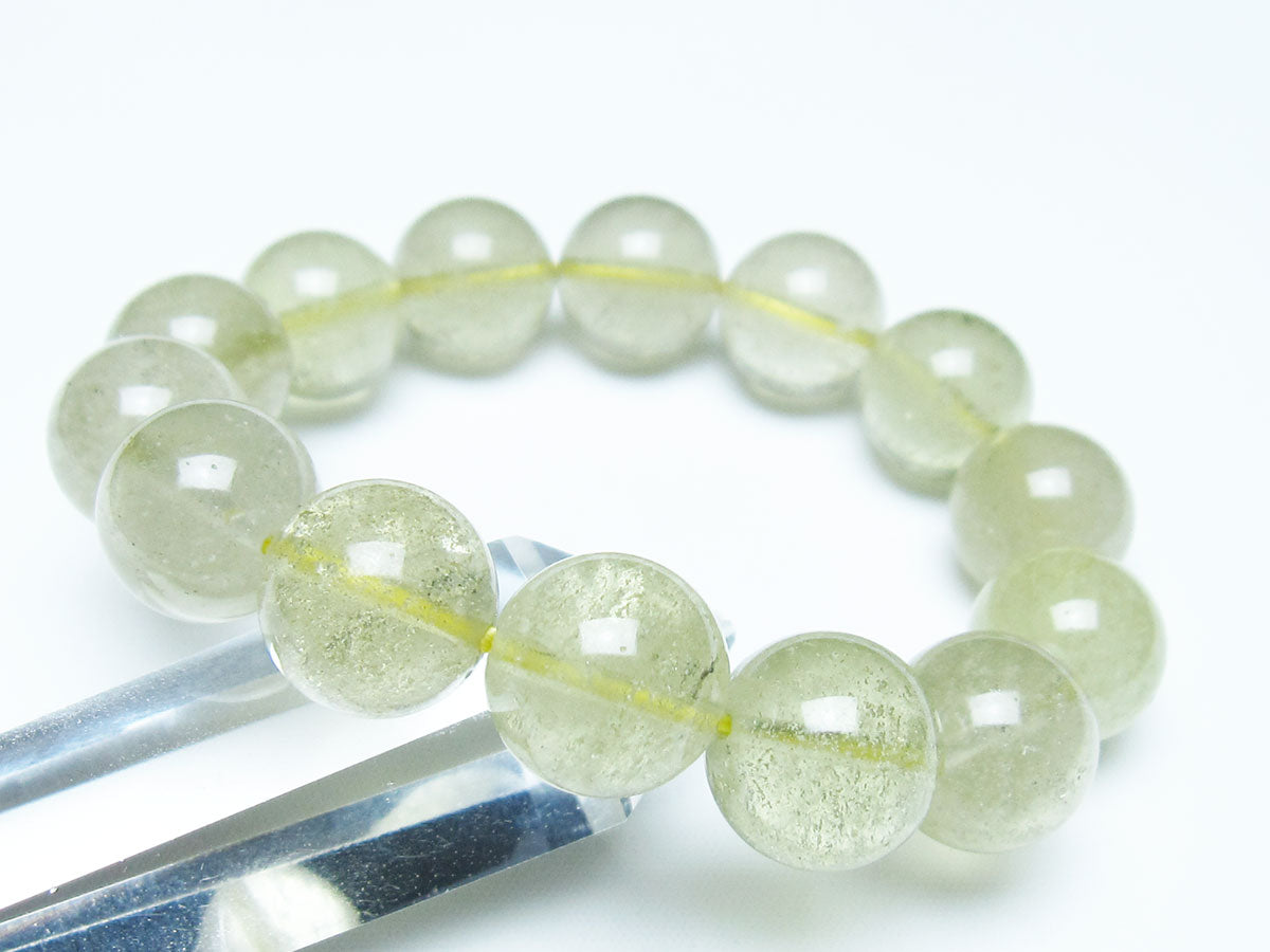 リビアングラス ブレスレット 15mm 一点物 199-835