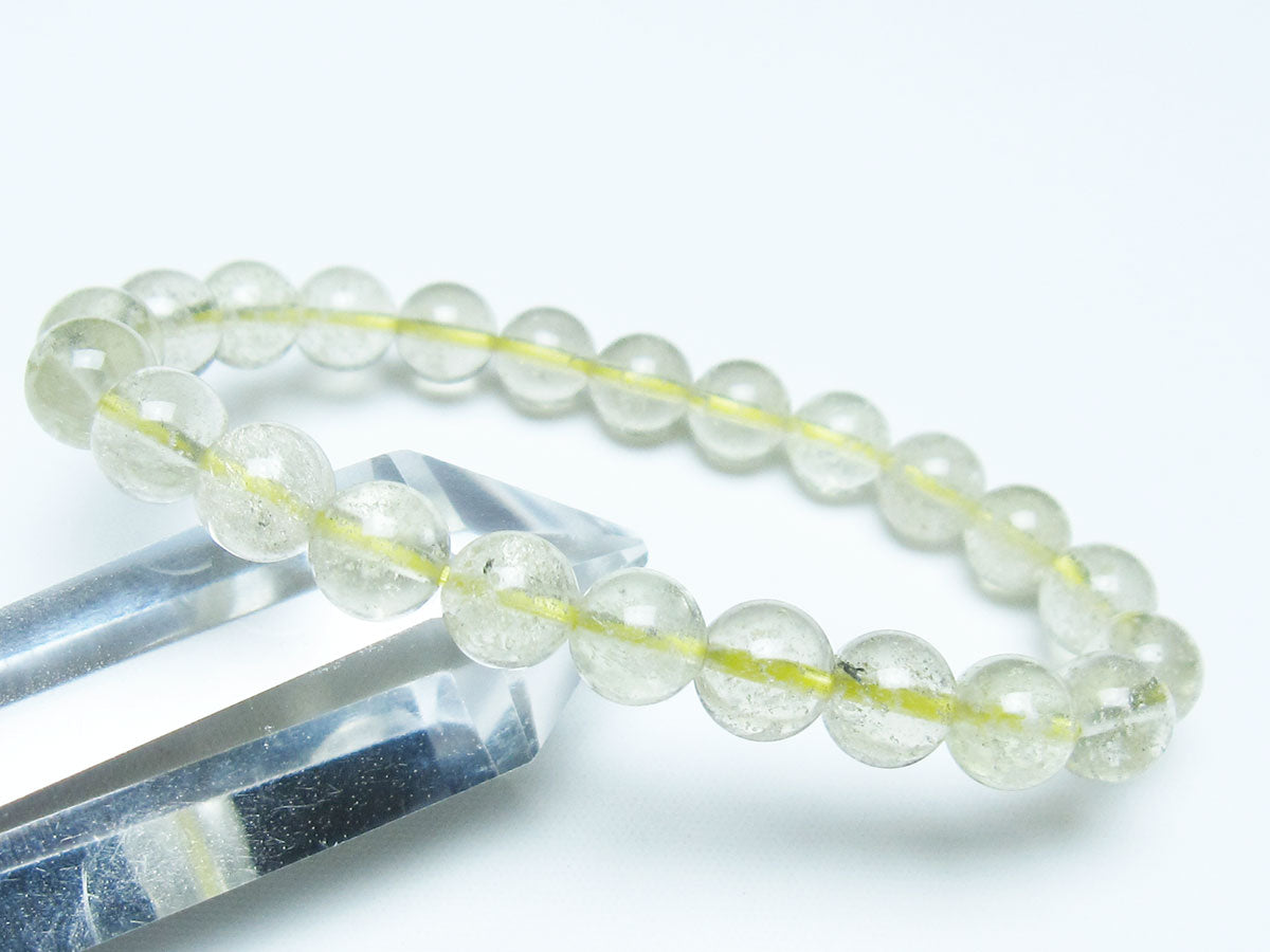 リビアングラス ブレスレット 8mm 一点物 199-841