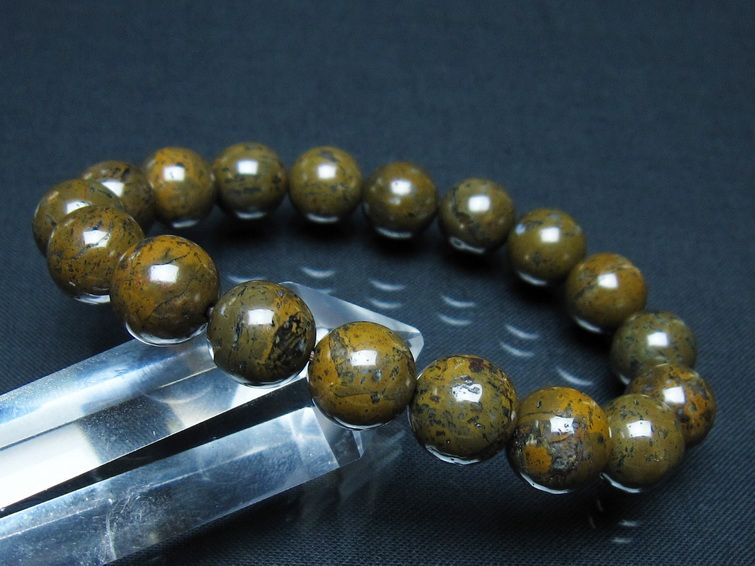 コンドライト ブレスレット サハラNWA869 隕石 11mm 一点物 199-845 【sold out】