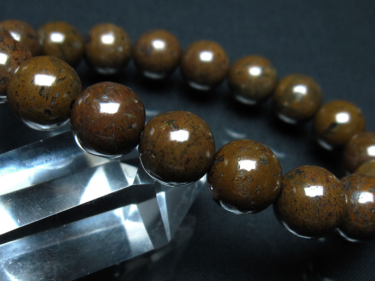 コンドライト ブレスレット サハラNWA869 隕石 11mm 一点物 199-875