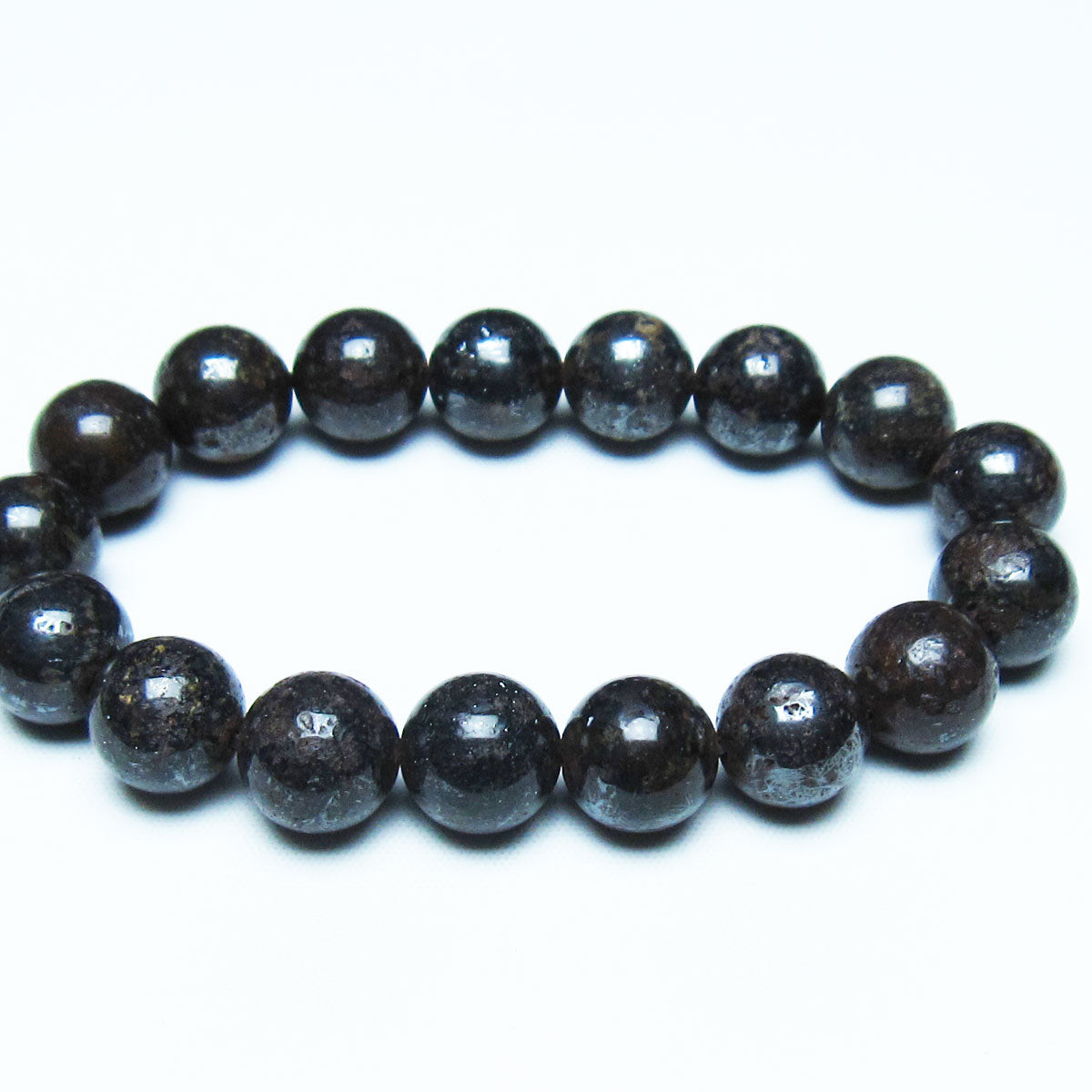 コンドライト ブレスレット サハラNWA869 隕石 12mm 一点物 199-918
