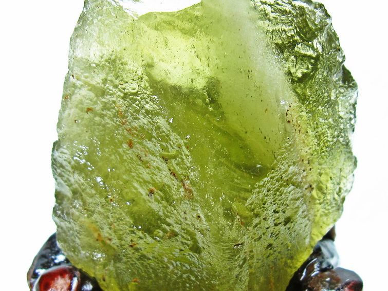 リビアングラス 原石 台座付属 一点物 199-944