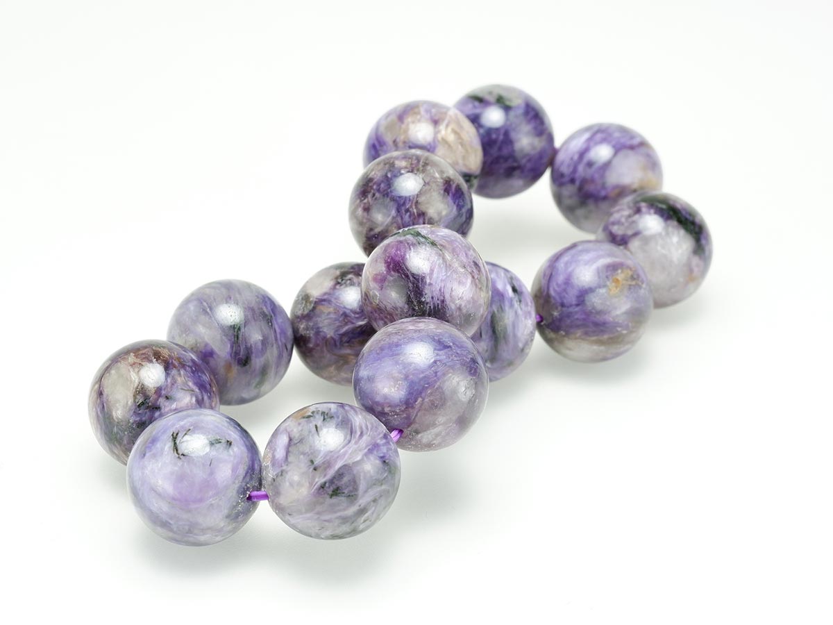 チャロアイト ブレスレット 16mm 一点物 211-762