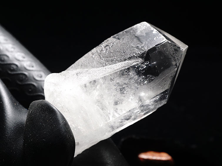 レムリアンシード 水晶 原石 ブラジル ミナスジェライス州 コリント産 証明書付属 レムリアン水晶 一点物 271-131