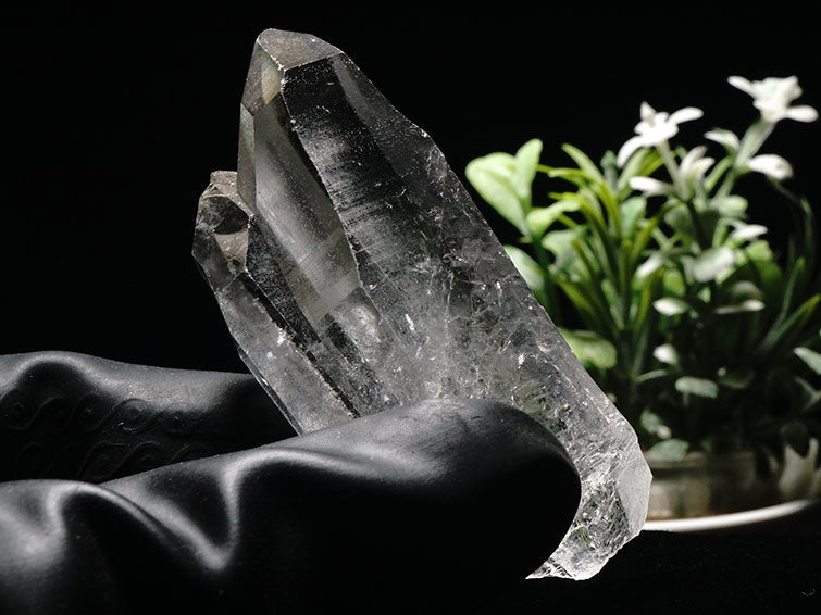 レムリアンシード 水晶 ダブルポイント 原石 ブラジル ミナスジェライス州 コリント産 証明書付属 一点物  271-227 [sold out]