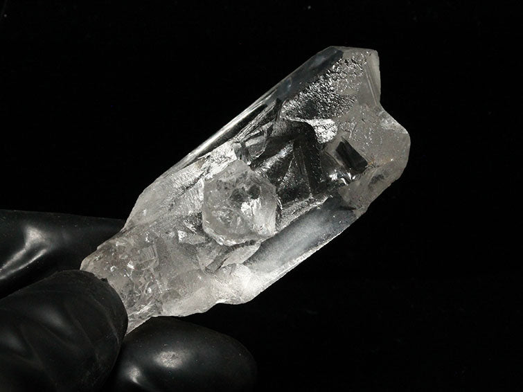 レムリアンシード 水晶 原石 ブラジル ミナスジェライス州 コリント産 クォーツインクォーツ 証明書付属 一点物 271-324