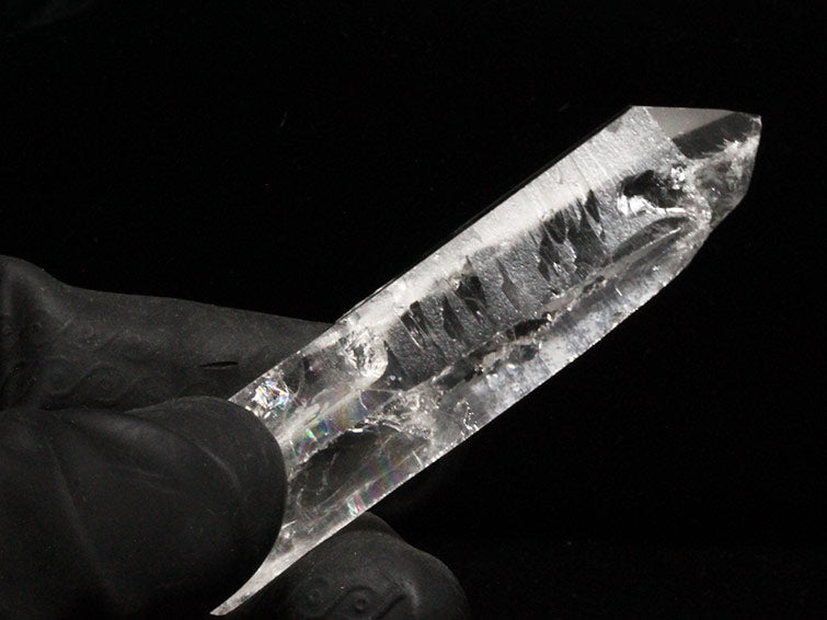 レムリアンシード 水晶 原石 虹入り ブラジル ミナスジェライス州 コリント産 証明書付属 一点物 271-588