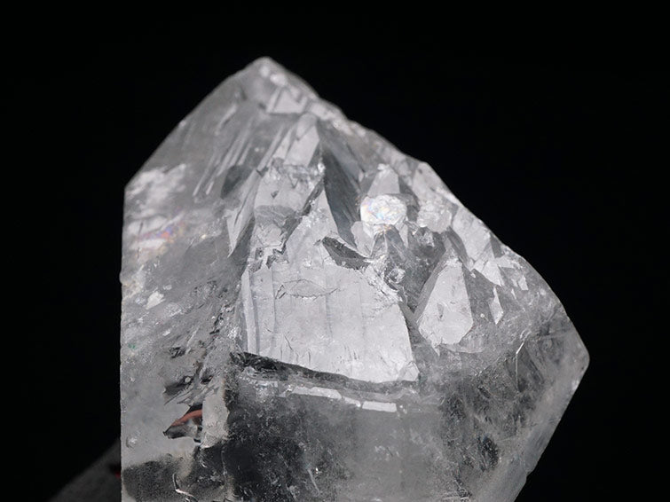 レムリアンシード 水晶 原石 虹入り セルフヒールド ブラジル ミナスジェライス州 コリント産 証明書付属 一点物 271-660