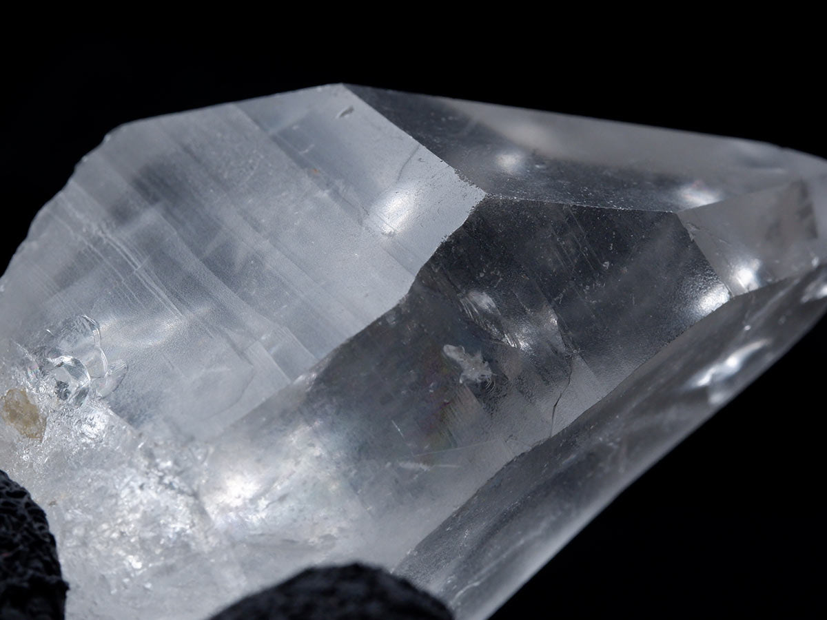 レムリアンシード 水晶 原石 虹入り ブラジル ミナスジェライス州 コリント産 証明書付属 一点物  271-821