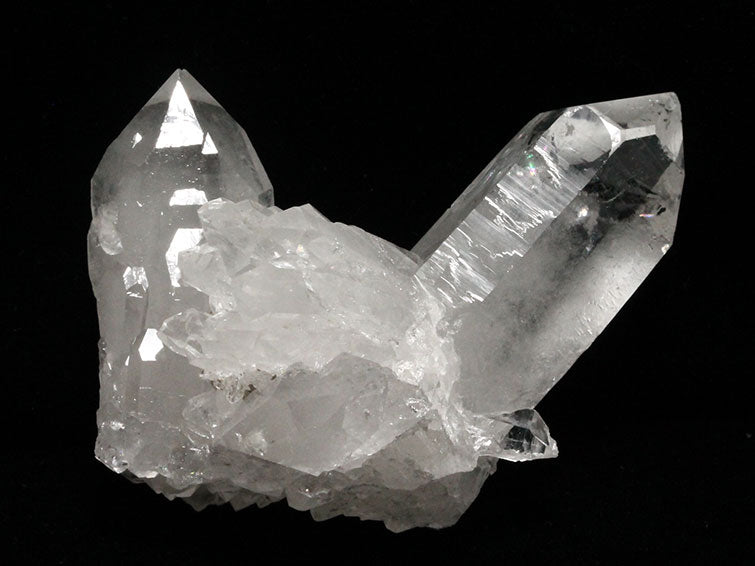 水晶 クラスター 水晶 原石 アーカンソー産 セルフヒールド 一点物 272-102
