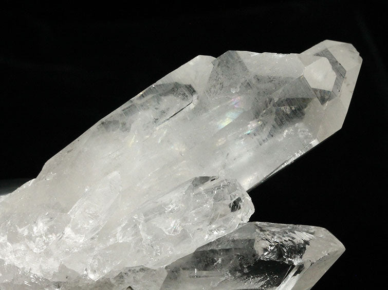 水晶クラスター 原石 虹入り ブラジル ミナスジェライス州 コリント産 証明書付属 レムリアンシード 272-116