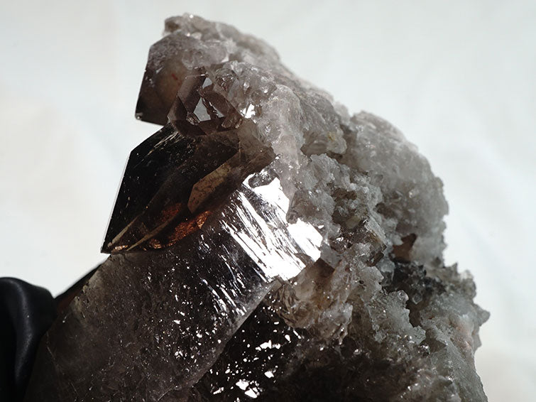 スモーキークォーツ クラスター モリオン 黒水晶 煙水晶 原石 ブラジル産 一点物 272-132