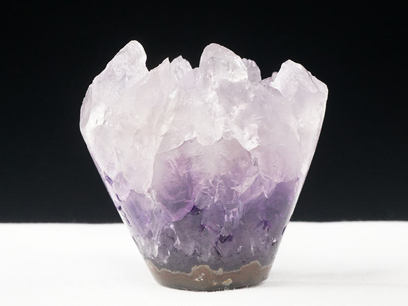 フラワーアメジストクラスター ウルグアイ産 花型 amethyst 原石 一点物 272-263