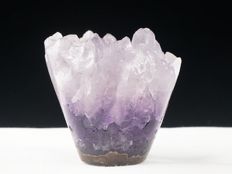 フラワーアメジストクラスター ウルグアイ産 花型 amethyst 原石 一点物 272-263