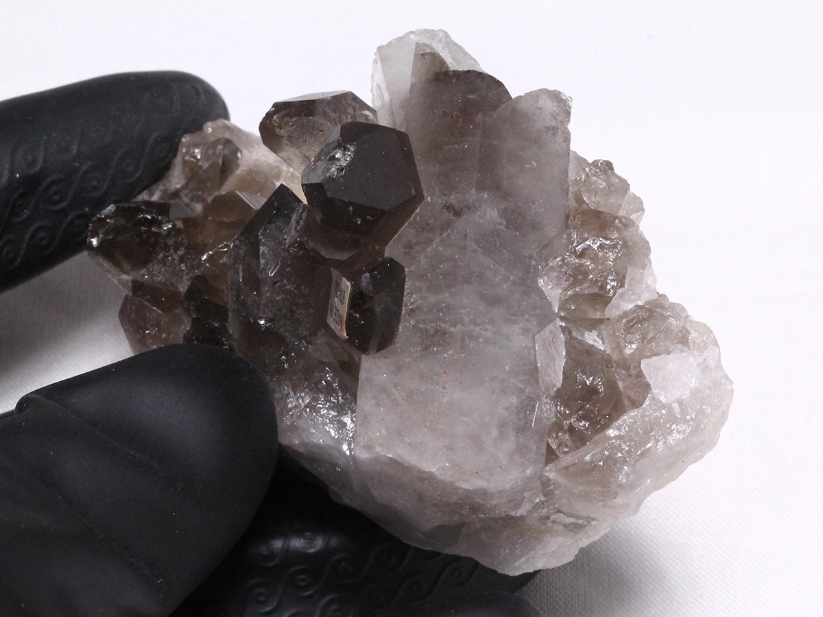スモーキークォーツ クラスター ブラジル産 煙水晶 原石 一点物 272-319