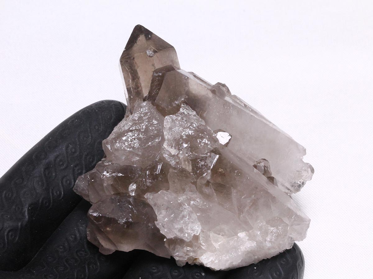 スモーキークォーツ クラスター ブラジル産 煙水晶 原石 一点物 272-321