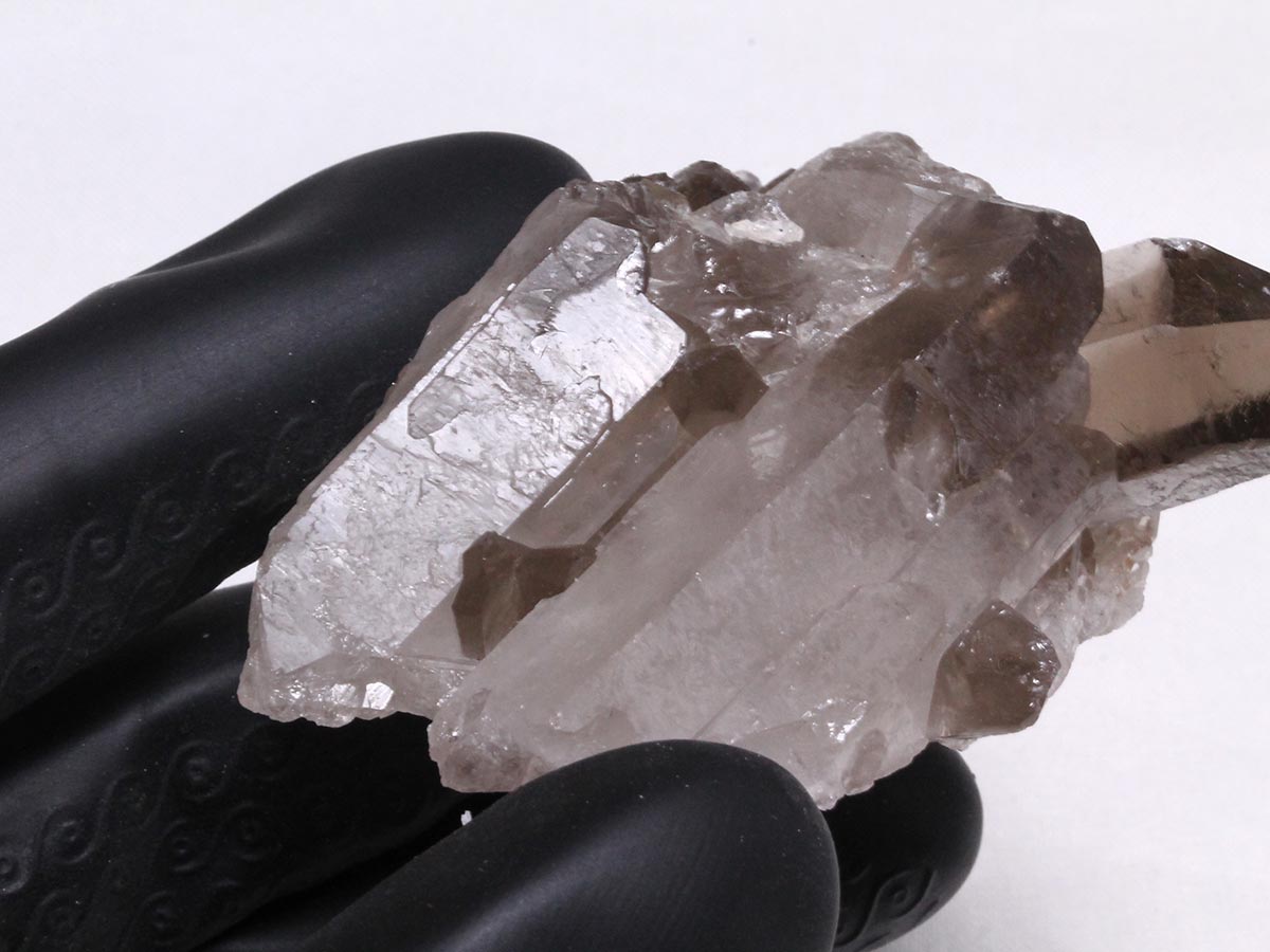 スモーキークォーツ クラスター ブラジル産 煙水晶 原石 一点物 272-321