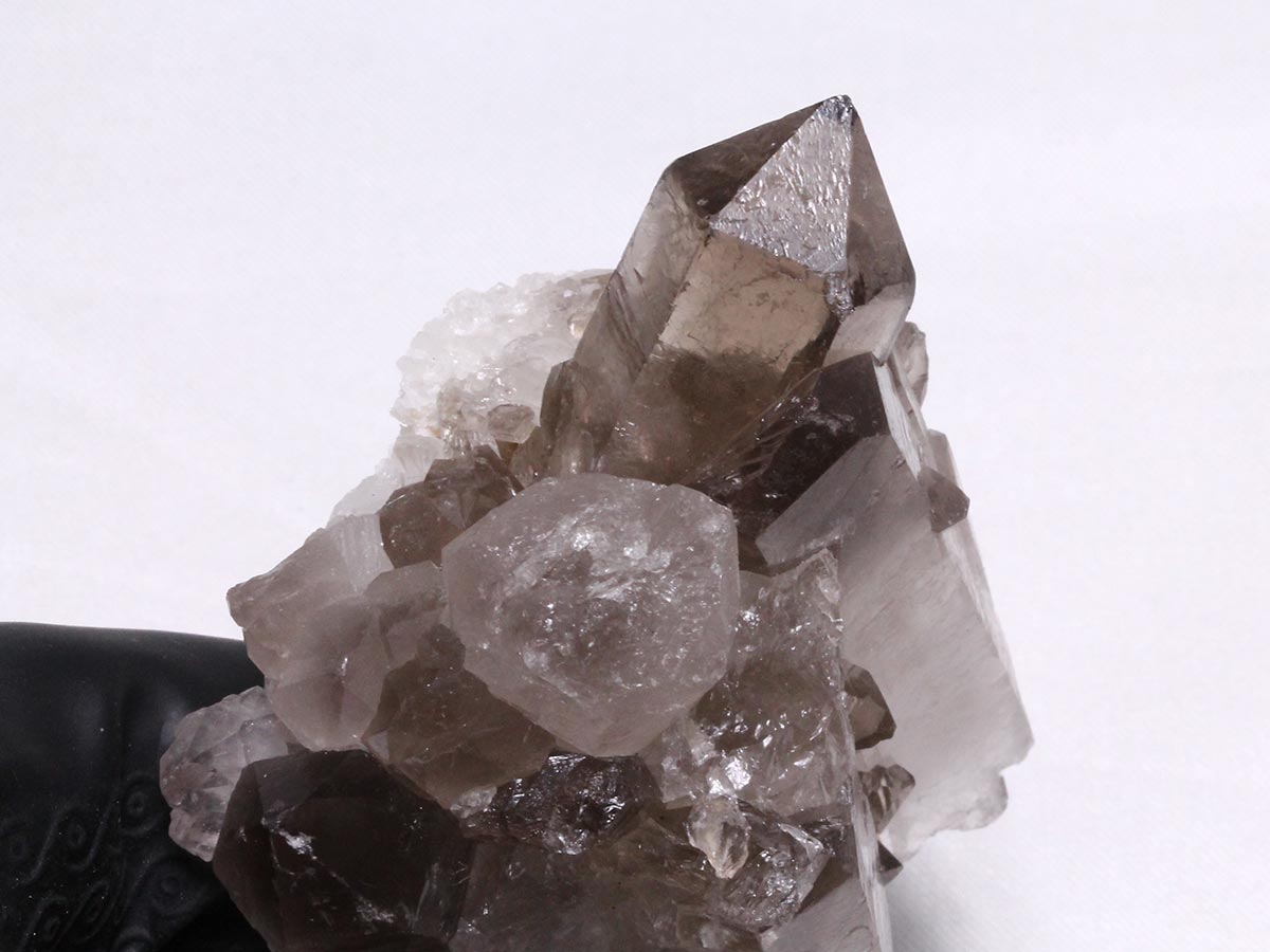 スモーキークォーツ クラスター ブラジル産 煙水晶 原石 一点物 272-321