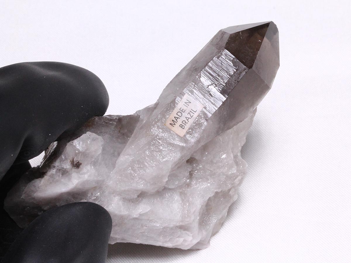 スモーキークォーツ クラスター ブラジル産 煙水晶 原石 一点物 272-322