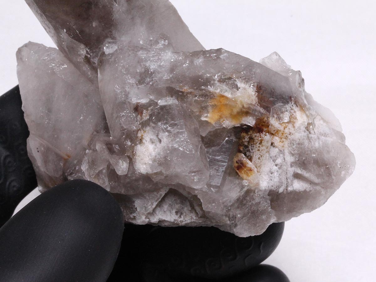 スモーキークォーツ クラスター ブラジル産 煙水晶 原石 一点物 272-322