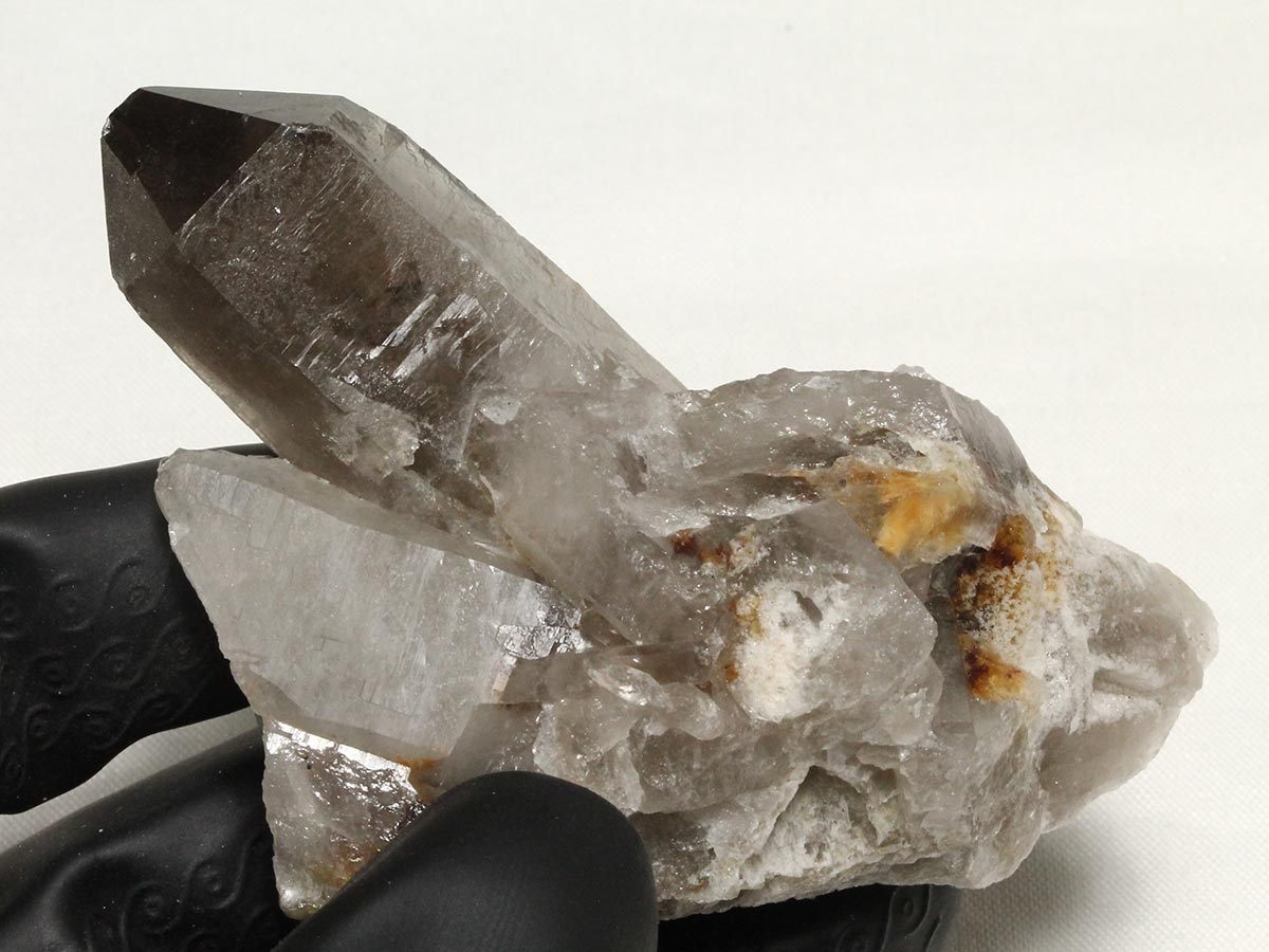 スモーキークォーツ クラスター ブラジル産 煙水晶 原石 一点物 272-322