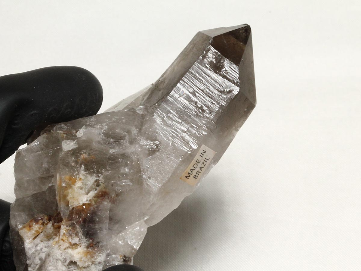 スモーキークォーツ クラスター ブラジル産 煙水晶 原石 一点物 272-322