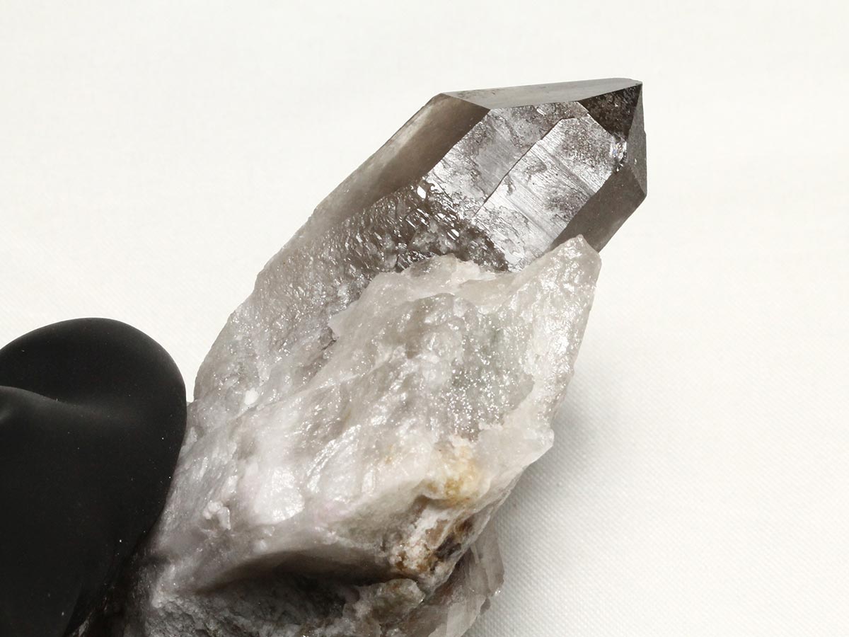 スモーキークォーツ クラスター ブラジル産 煙水晶 原石 一点物 272-322