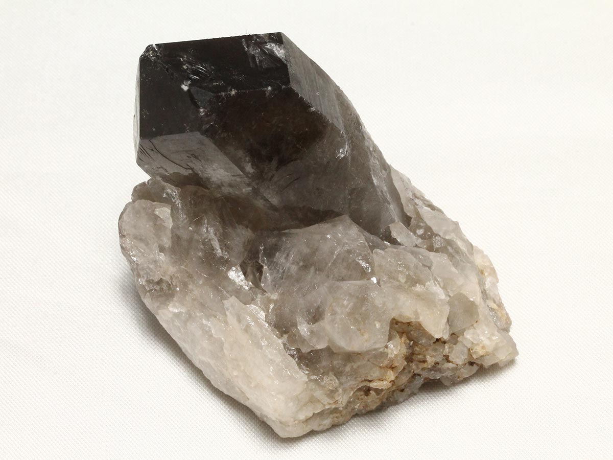 スモーキークォーツ クラスター ブラジル産 煙水晶 原石 一点物 272-323