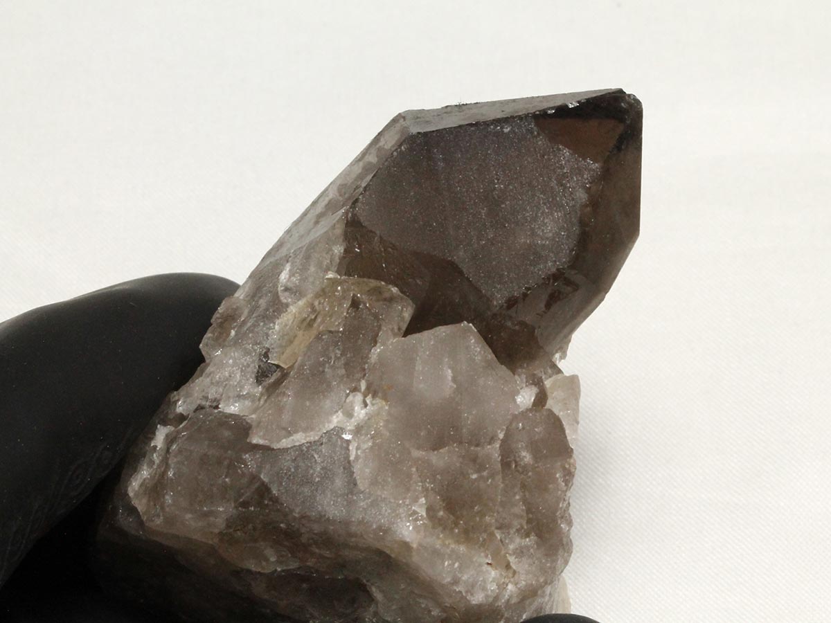 スモーキークォーツ クラスター ブラジル産 煙水晶 原石 一点物 272-323