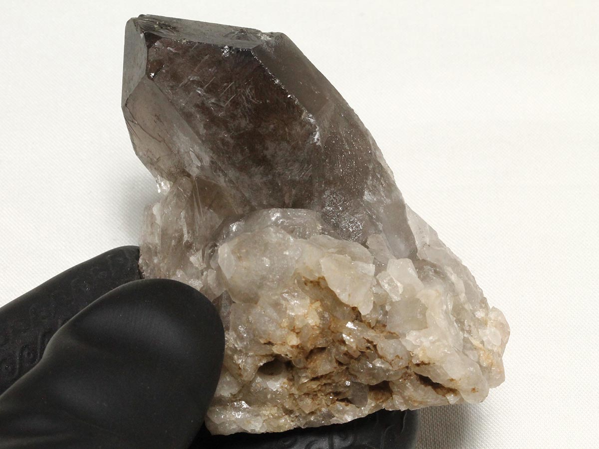 スモーキークォーツ クラスター ブラジル産 煙水晶 原石 一点物 272-323