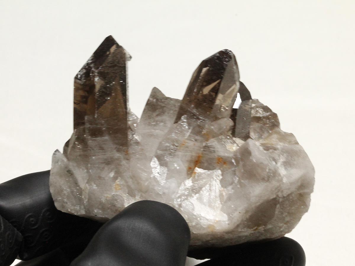 スモーキークォーツ クラスター ブラジル産 煙水晶 原石 一点物 272-324