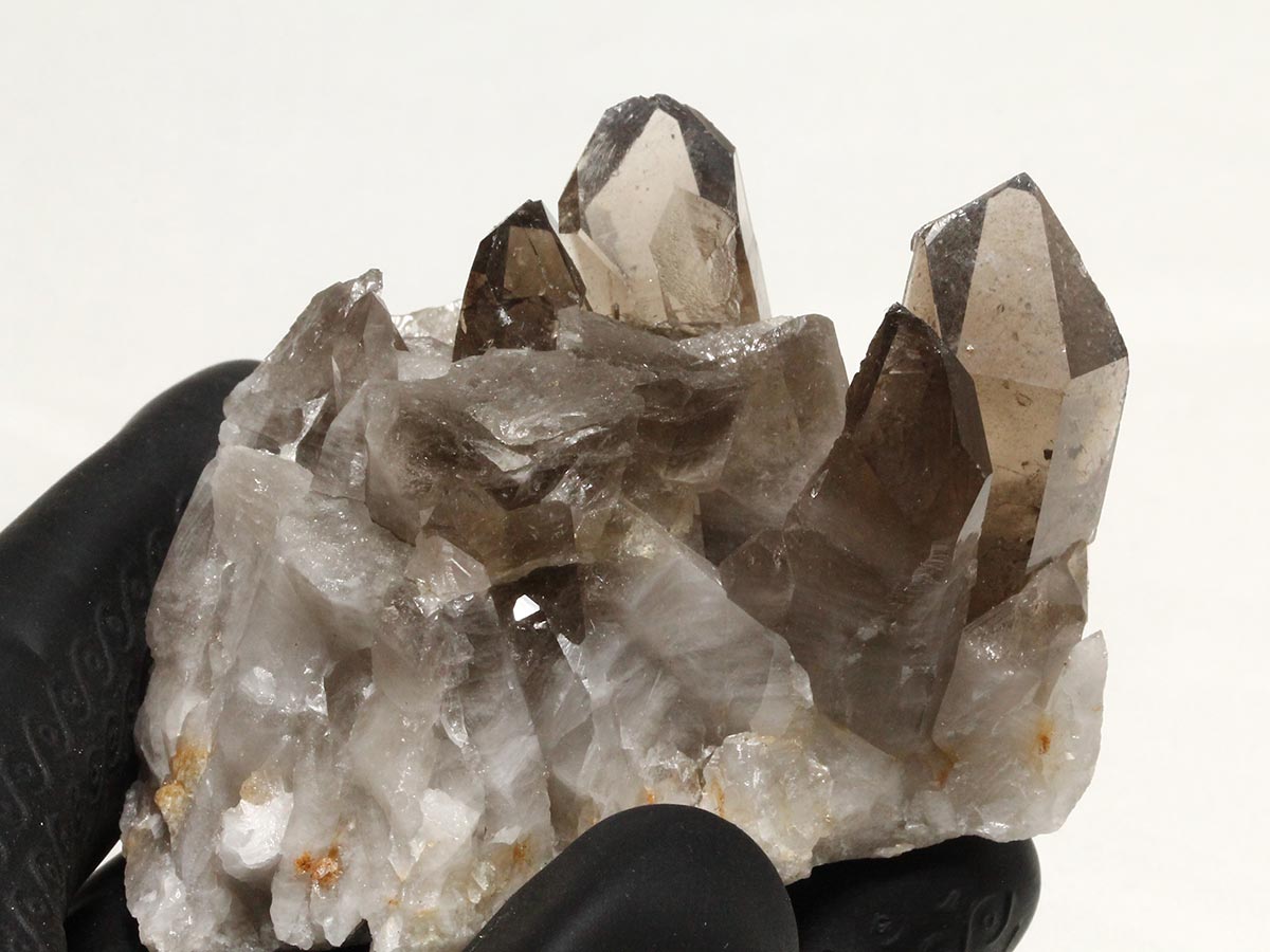 スモーキークォーツ クラスター ブラジル産 煙水晶 原石 一点物 272-324