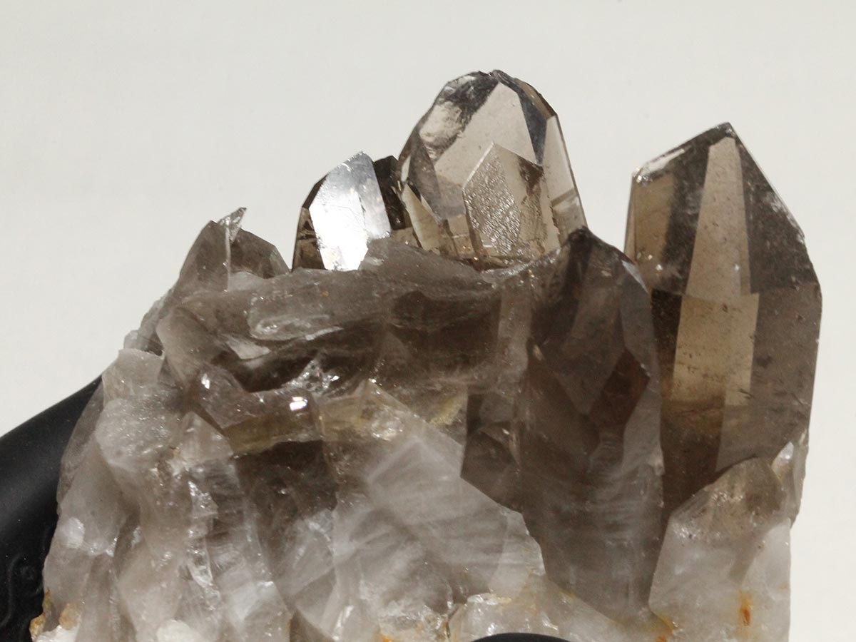 スモーキークォーツ クラスター ブラジル産 煙水晶 原石 一点物 272-324