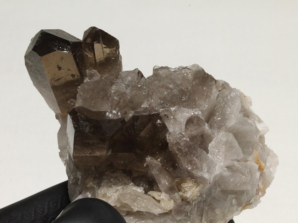 スモーキークォーツ クラスター ブラジル産 煙水晶 原石 一点物 272-324