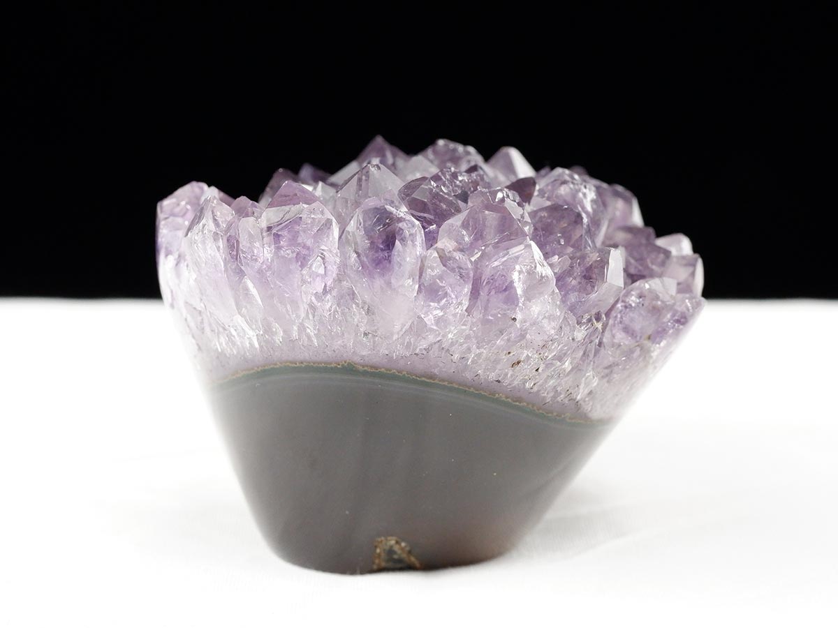 アメジスト クラスター ウルグアイ産 フラワーアメジスト 花型 原石 置物 amethyst 一点物 272-336