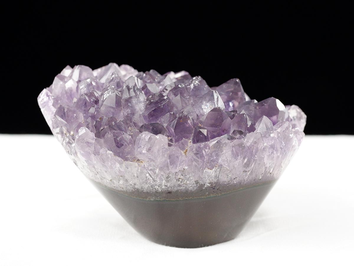 アメジスト クラスター ウルグアイ産 フラワーアメジスト 花型 原石 置物 amethyst 一点物 272-336