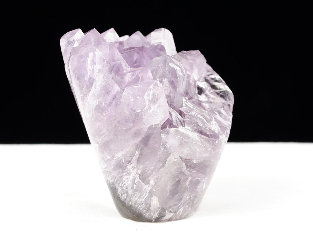 アメジスト クラスター ウルグアイ産 フラワーアメジスト 花型 原石 置物 amethyst 一点物 272-337