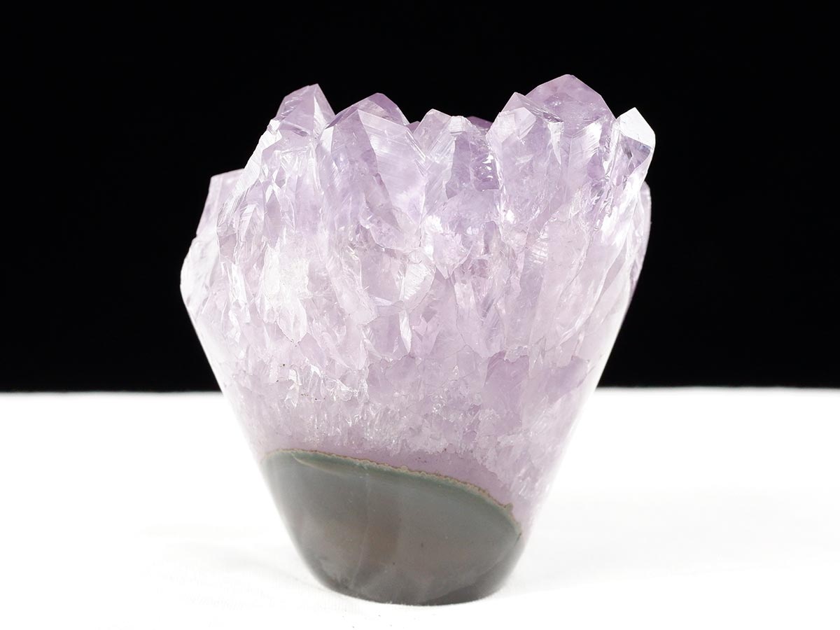 アメジスト クラスター ウルグアイ産 フラワーアメジスト 花型 原石 置物 amethyst 一点物 272-337