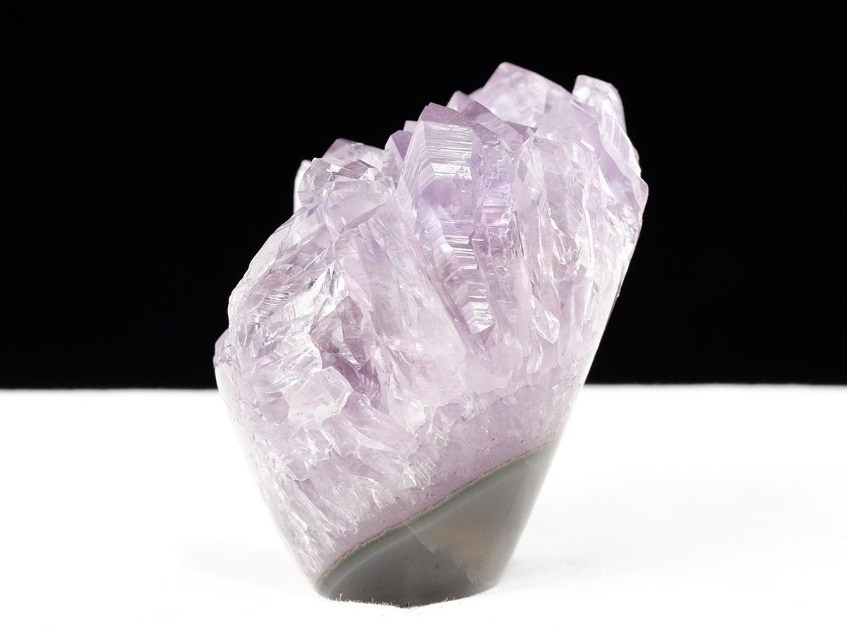 アメジスト クラスター ウルグアイ産 フラワーアメジスト 花型 原石 置物 amethyst 一点物 272-337