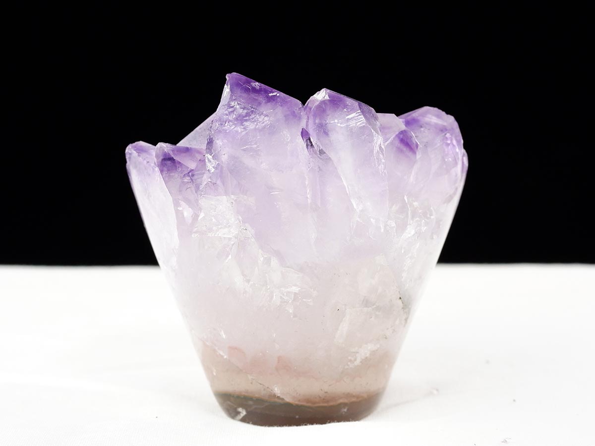 アメジスト クラスター ウルグアイ産 フラワーアメジスト 花型 原石 置物 amethyst 一点物 272-338