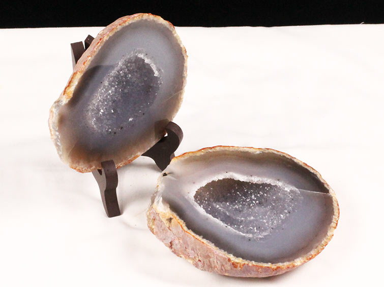 1.1Kg トレジャーメノウ アゲート 瑪瑙 置物 台座付属 275-36 [sold