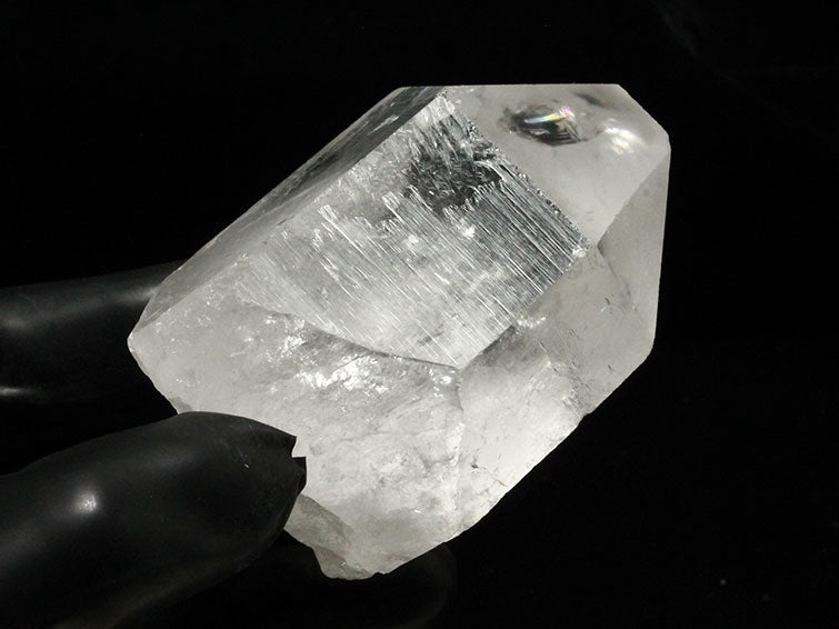 レムリアンシード 水晶 原石 虹入り ブラジル ミナスジェライス州 コリント産 証明書付属 一点物 281-168