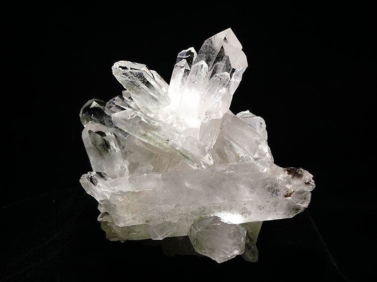 レムリアンシード 水晶 クラスター 原石 ガーデンクォーツ ブラジル ミナスジェライス州 コリント産 証明書付属 282-192